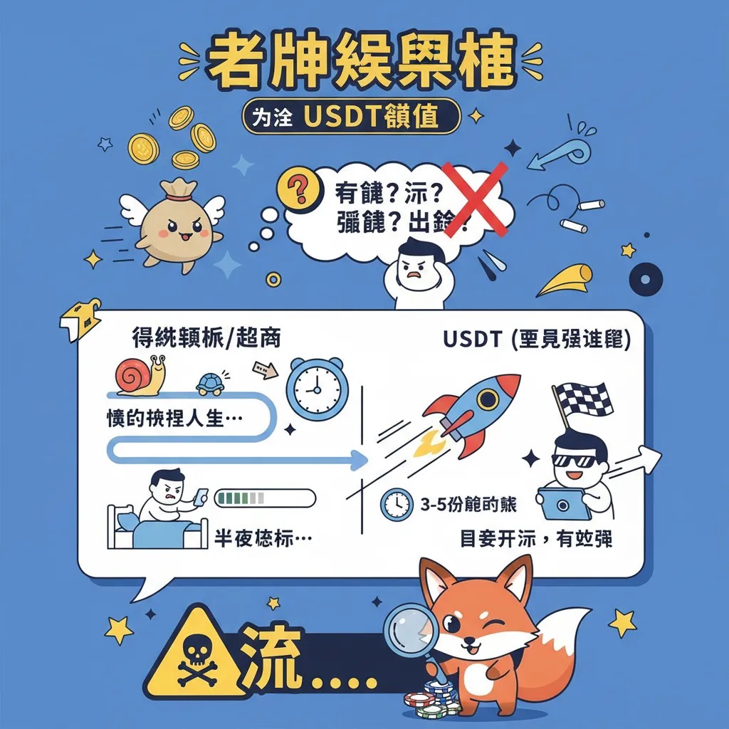 想玩老牌娛樂城？加密貨幣USDT儲值與流水要求解析