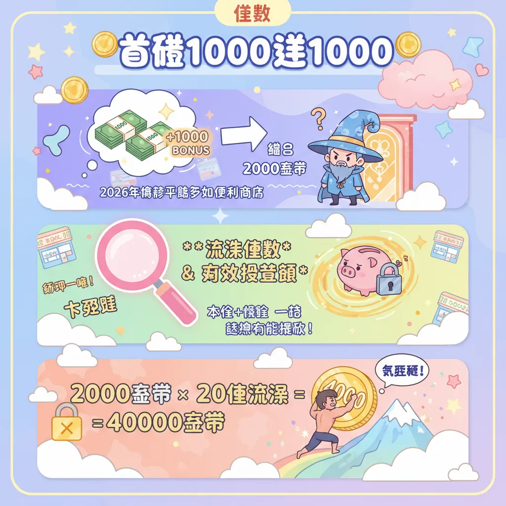 避開黑網陷阱！首儲1000送1000的有效投注額計算攻略